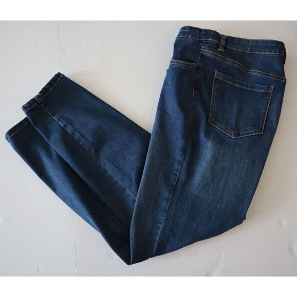 Buffalo David Bitton Women's Sz 32 Blue Faith Mid Rise Skinny Ankle Jeans - Picture 8 of 9